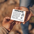 To My Stepdad Gift of Life – Leather Wallet
