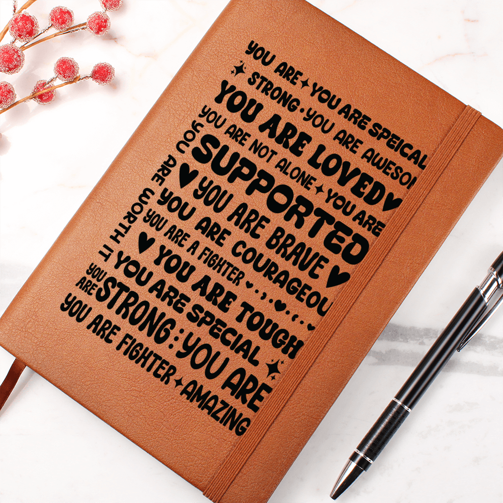 You Are a Fighter – Leather Journal