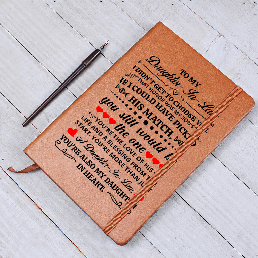 To My Daughter-in-Law Honor – Leather Journal