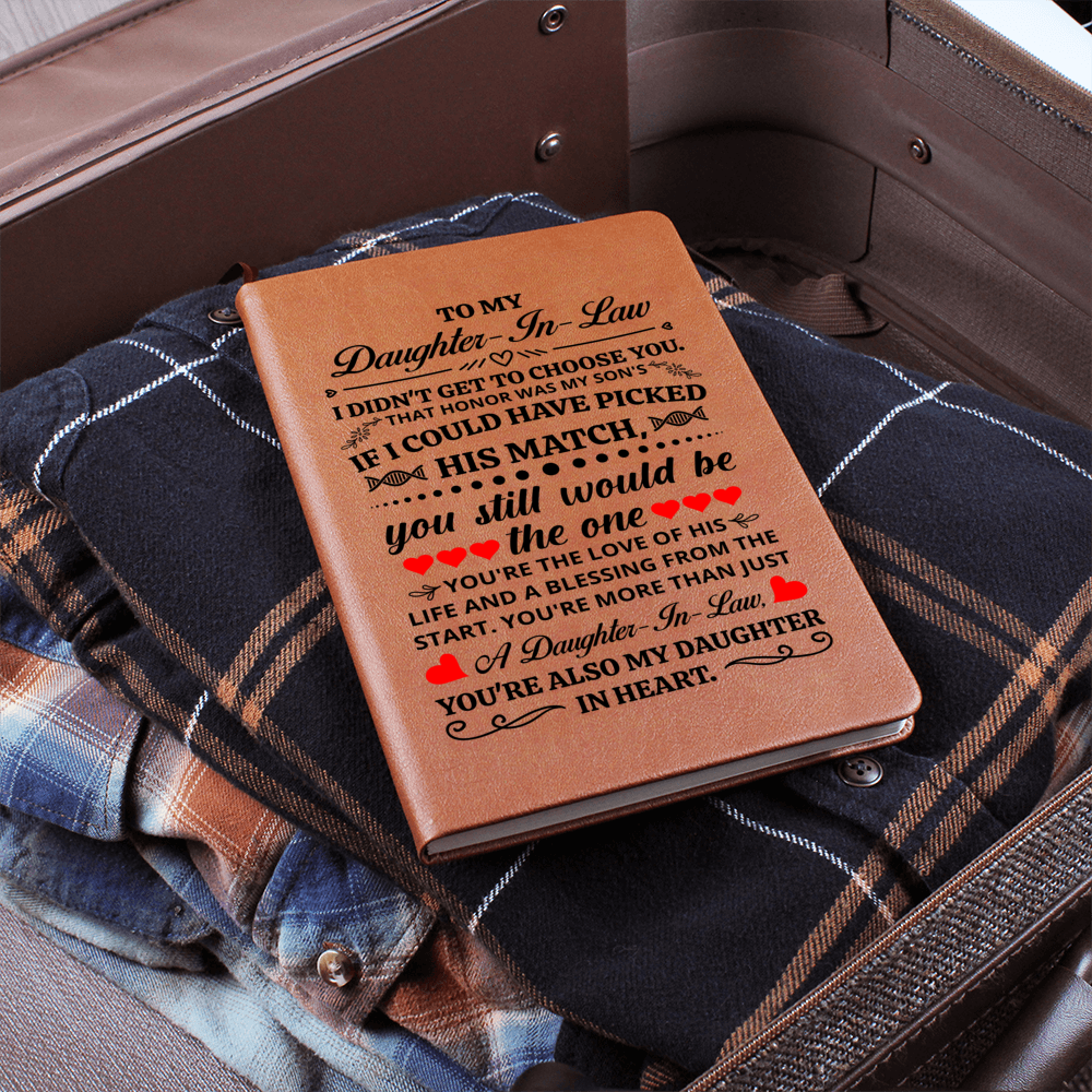 To My Daughter-in-Law Honor – Leather Journal