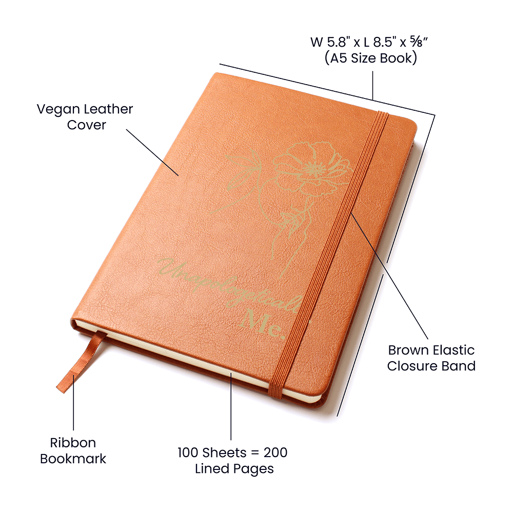 Unapologetically Me - Leather Journal