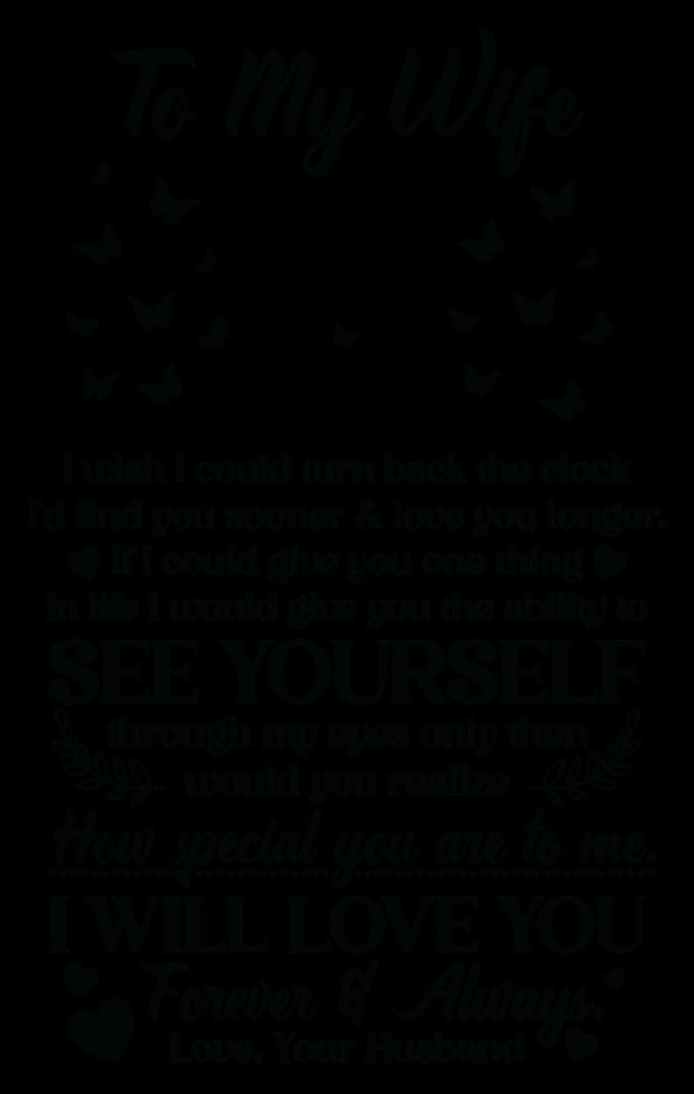 To My Wife Sooner – Leather Journal