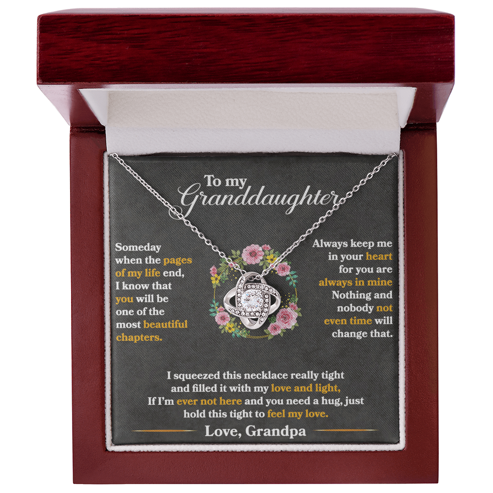 Keep Me In Your Heart - Love Knot Necklace