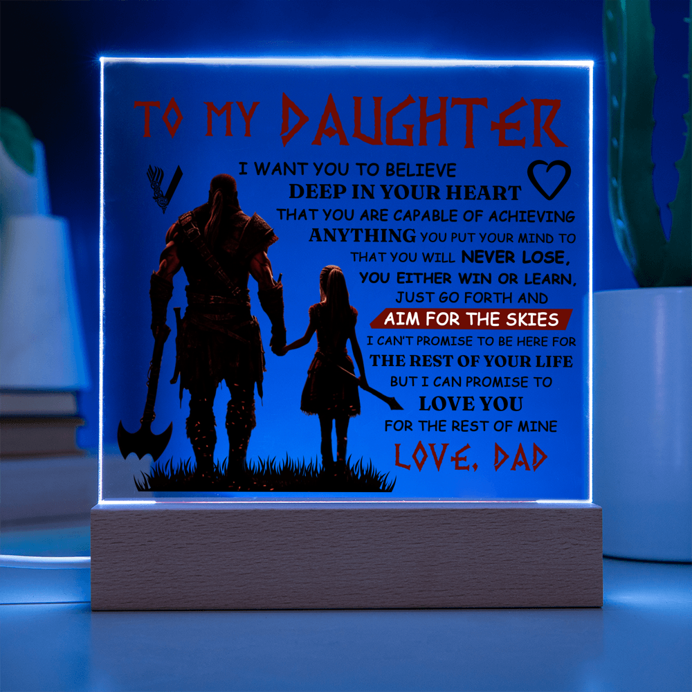 To My Daughter Skies – Acrylic Square