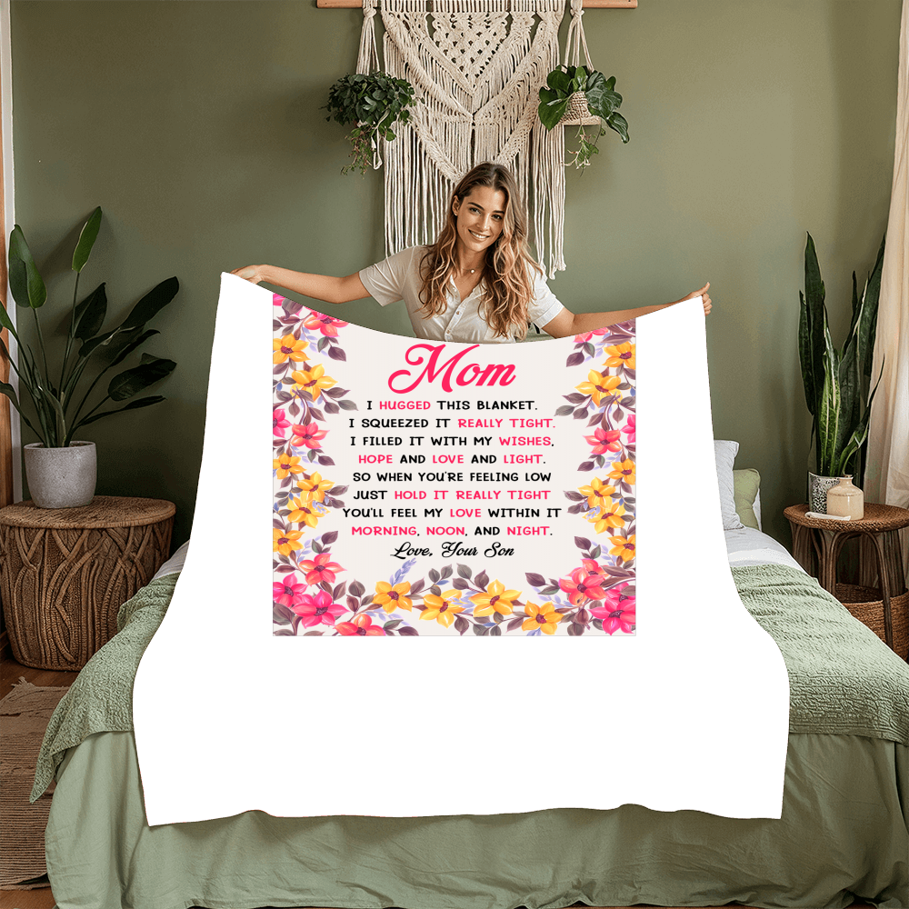 Mom You Will My Love In It – Coral Fleece Blanket