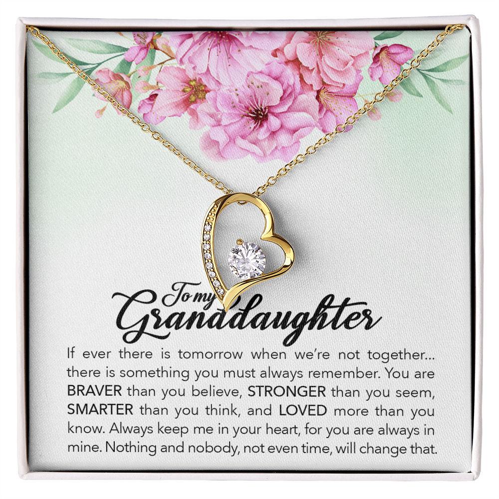 Brave Granddaughter - Forever Love Necklace