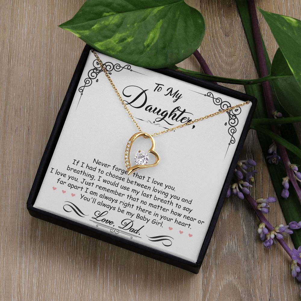 My Baby Girl - Forever Love Necklace
