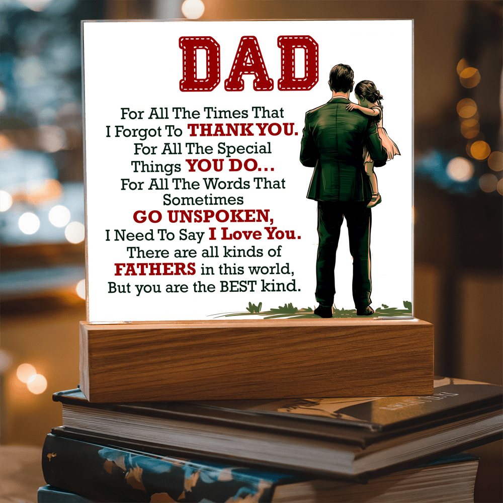 Thank You Dad - Acrylic Square