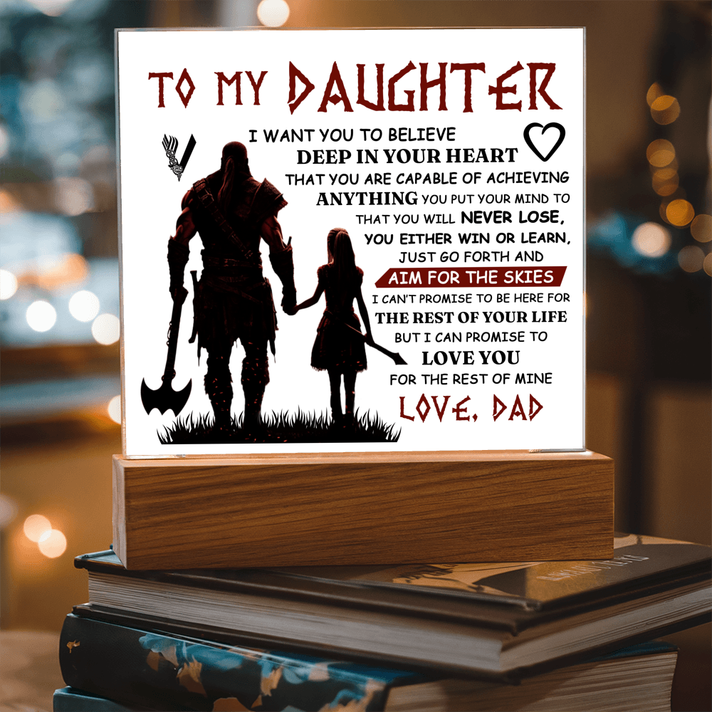 To My Daughter Skies – Acrylic Square
