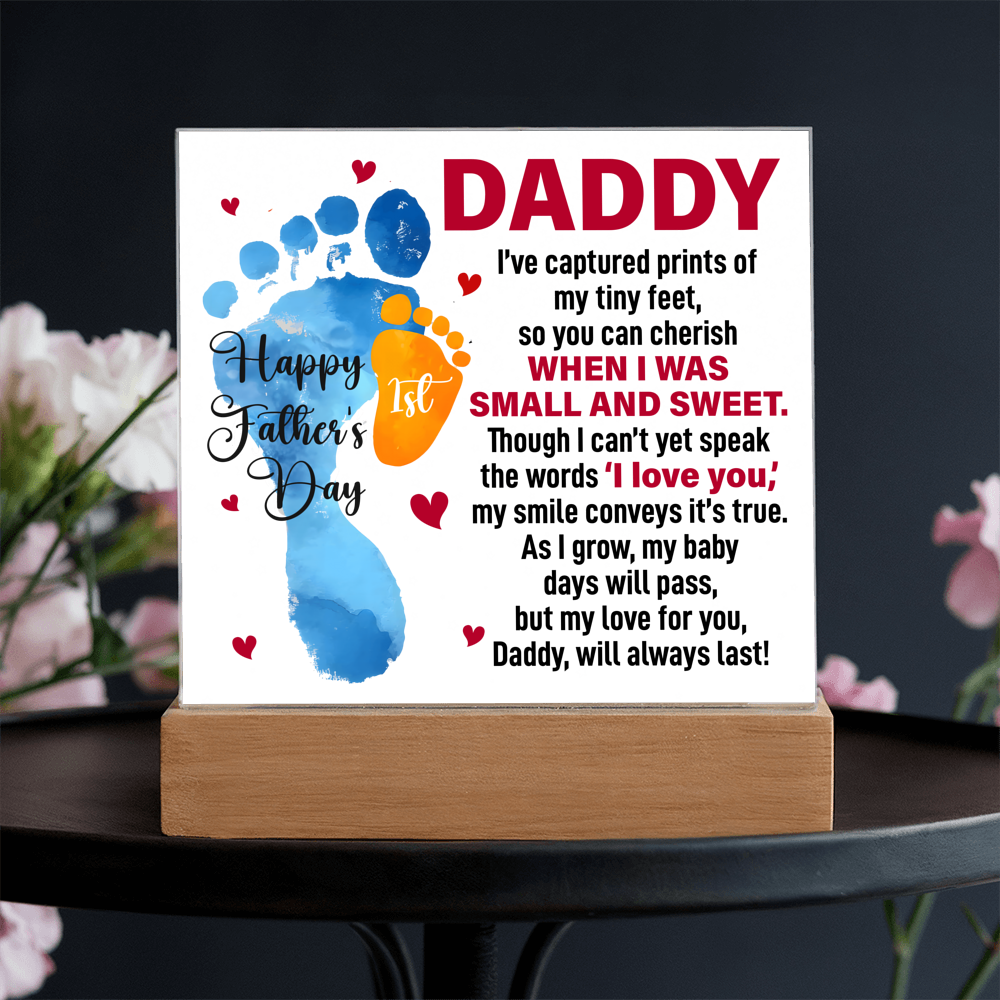 When I Was Small and Sweet - Acrylic Square