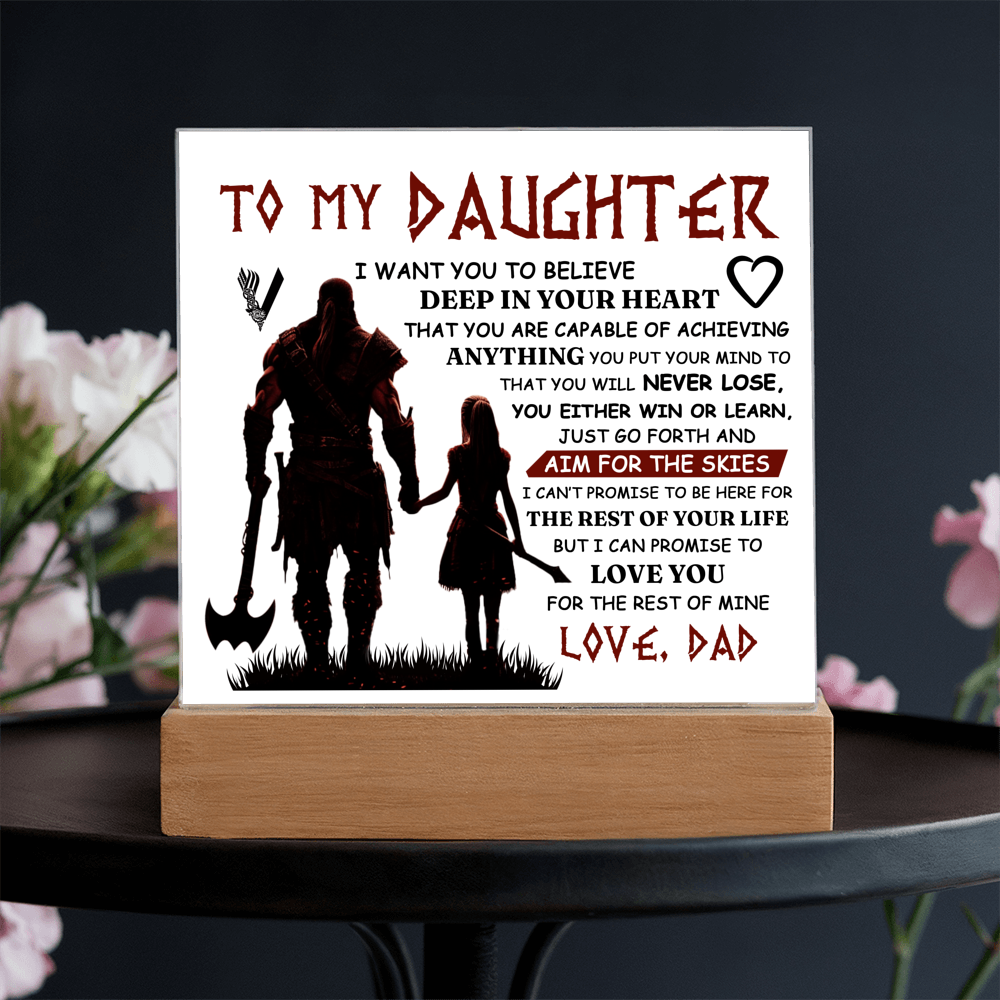 To My Daughter Skies – Acrylic Square